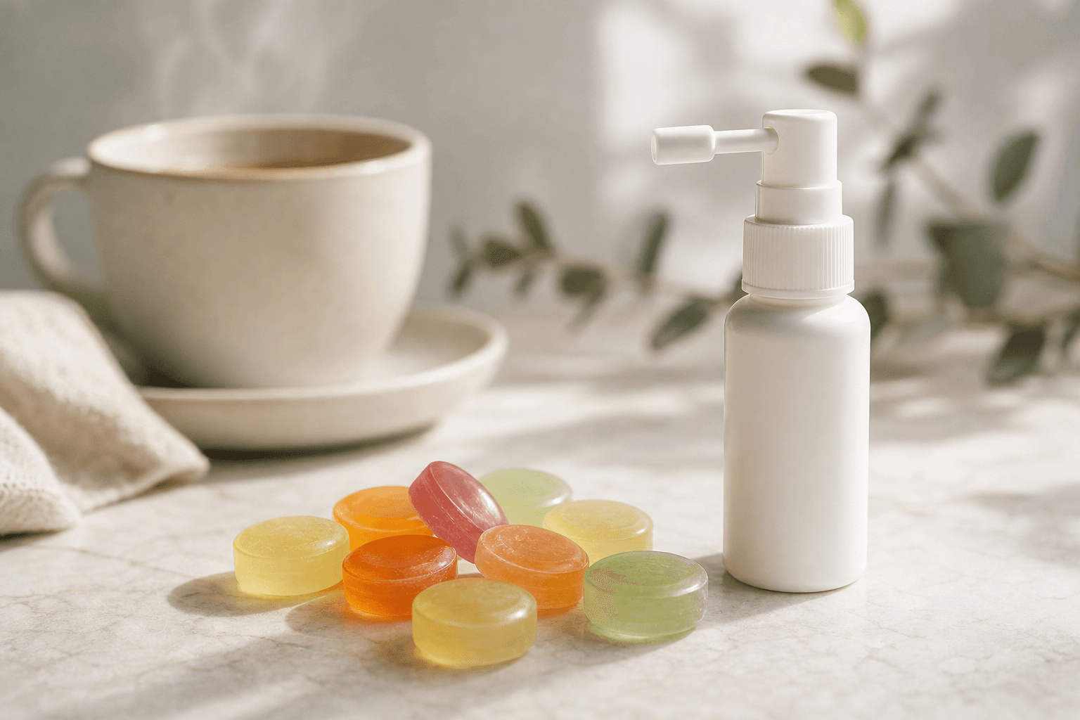 Pastillas y sprays para la garganta: 63 son medicamento sin receta, ninguno es antibiótico y la edad mínima va de 6 a 18 años según la ficha